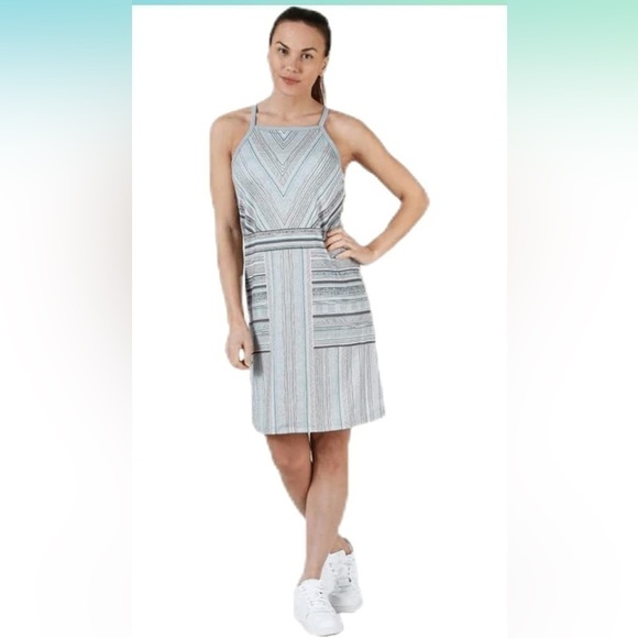 PRANA ARDOR DRESS, AGAVE SAMBA Large - Picture 1 of 12